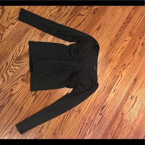 Black, casual work top